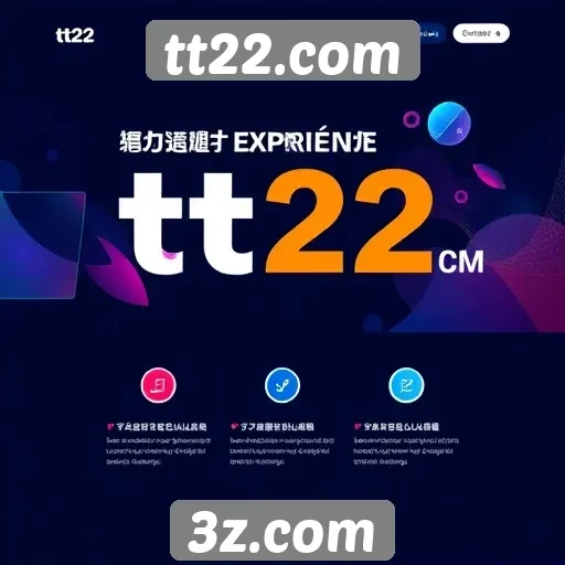 Características exclusivas do design de tt22.com