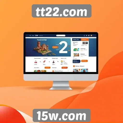 Interface do usuário no tt22.com e sua funcionalidade